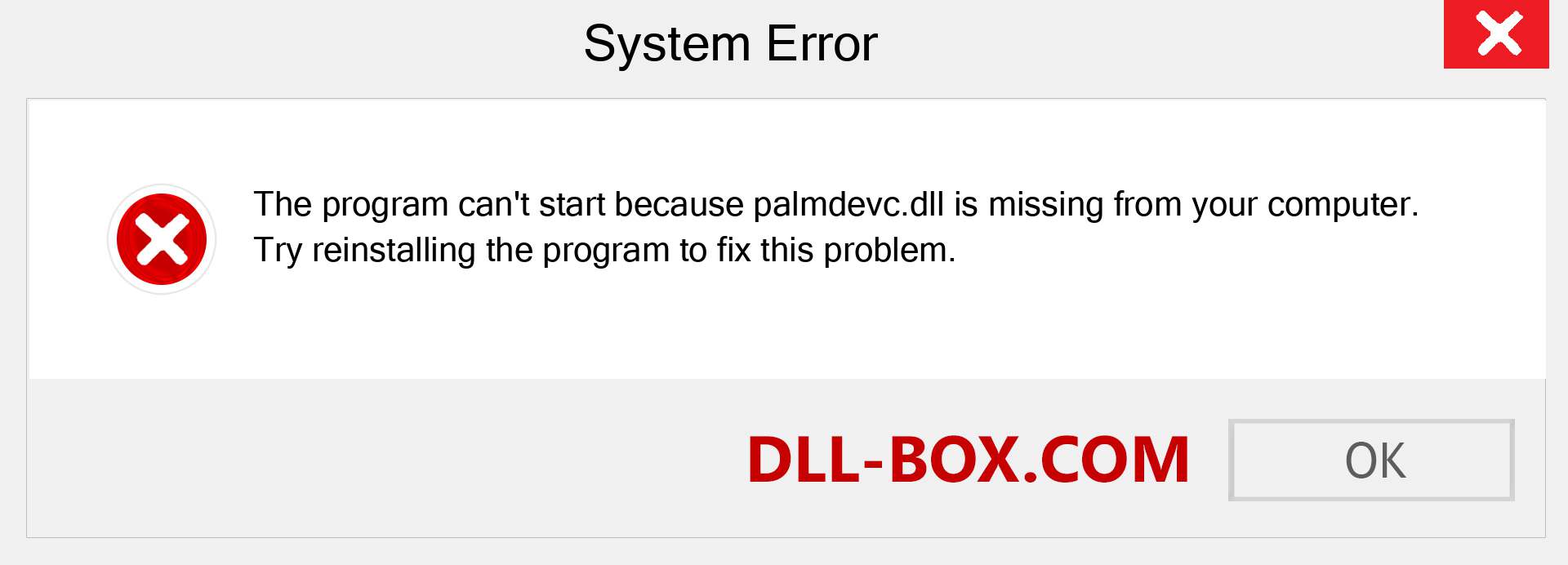  palmdevc.dll file is missing?. Download for Windows 7, 8, 10 - Fix  palmdevc dll Missing Error on Windows, photos, images